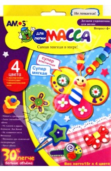 Масса для лепки"Маленькая кокетка" 4 цвета (23434) Масса для лепки"Маленькая кокетка" 4 цвета (23434)