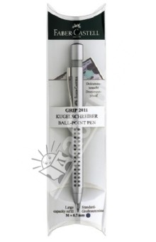 Ручка шариковая GRIP 2011, синяя, серебряный, в пенале (144150) Ручка шариковая GRIP 2011, синяя, серебряный, в пенале (144150)