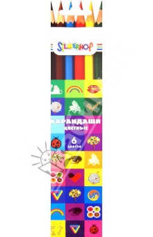 Карандаши 6 цветов "EMOTIONS" (134087-06) Карандаши 6 цветов "EMOTIONS" (134087-06)