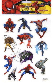 Наклейки "SPIDER-MAN", 3D (003-STRHMA) Наклейки "SPIDER-MAN", 3D (003-STRHMA)