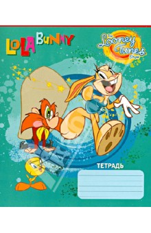 Тетрадь в линейку "Looney Tunes", 18 листов, А5, в ассортименте (18тлА5/LT) Тетрадь в линейку "Looney Tunes", 18 листов, А5, в ассортименте (18тлА5/LT)