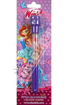 Ручка шариковая с мыльными пузырями и штампиком Winx (JF9201/WH) Ручка шариковая с мыльными пузырями и штампиком Winx (JF9201/WH)