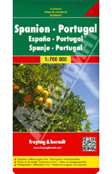 Spanien - Portugal. 1:700 000. обложка книги Spanien - Portugal. 1:700 000. обложка книги