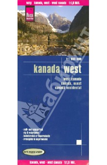 Kanada, West. 1: 1 900 000