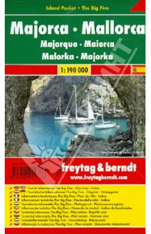 Majorca. 1:190 000. City pocket + The Big Five обложка книги Majorca. 1:190 000. City pocket + The Big Five обложка книги