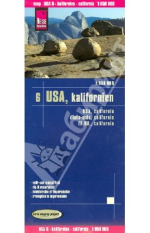 USA, Kalifornien. 1:850 000