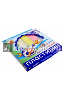 Пластилин перламутровый (10 цветов) (21С 1382-08) Пластилин перламутровый (10 цветов) (21С 1382-08)