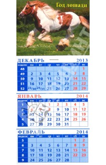 Календарь на 2014 год "Лошадь породы тинкер". Квартальный (23405) Календарь на 2014 год "Лошадь породы тинкер". Квартальный (23405)