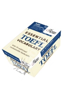 Essential TOEFL Vocabulary (500 flashcards) обложка книги Essential TOEFL Vocabulary (500 flashcards) обложка книги