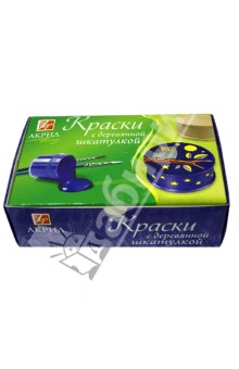 Краски акриловые 4 цвета + шкатулка "Сова" (23С1451-08) Краски акриловые 4 цвета + шкатулка "Сова" (23С1451-08)