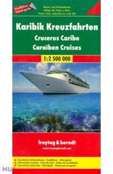 Caribbean Cruises 1:2 500 000 обложка книги Caribbean Cruises 1:2 500 000 обложка книги