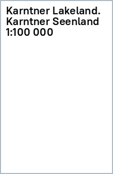 Karntner Lakeland. Karntner Seenland 1:100 000 обложка книги Karntner Lakeland. Karntner Seenland 1:100 000 обложка книги