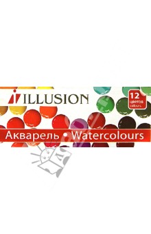Краски акварельные. Набор "Illision". 12 цветов. Без кисточки (10-1012) Краски акварельные. Набор "Illision". 12 цветов. Без кисточки (10-1012)