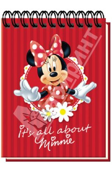 Блокнот 60 листов, А7 "Minnie Mouse" (50217-С39-MM/VL) Блокнот 60 листов, А7 "Minnie Mouse" (50217-С39-MM/VL)