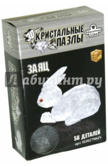 3D Crystal Puzzle "Заяц" L (New HJ027904N) 3D Crystal Puzzle "Заяц" L (New HJ027904N)