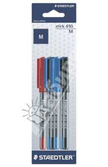 Шариковая ручка "Stick", 0,5 мм. Набор из 6 штук (430MSBK6D) Шариковая ручка "Stick", 0,5 мм. Набор из 6 штук (430MSBK6D)