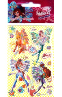 Winx 3D наклейки "Новый силы 1" (WED01) Winx 3D наклейки "Новый силы 1" (WED01)