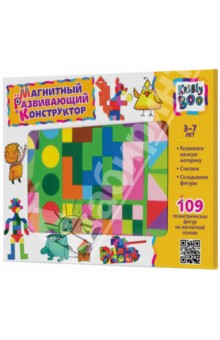 Магнитный развивающий конструктор, 109 деталей (47071) Магнитный развивающий конструктор, 109 деталей (47071)