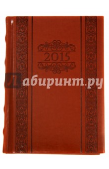 Ежедневник датированный на 2015 год "Foliant" (коньячный, A6+) (PF-6D151338-47) Ежедневник датированный на 2015 год "Foliant" (коньячный, A6+) (PF-6D151338-47)