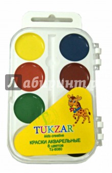 Краски акварельные (8 цветов) (TZ 8080) Краски акварельные (8 цветов) (TZ 8080)