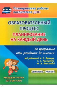 Образовательный процесс. Планир. на каждый день по прогр.