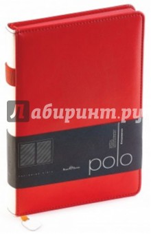 Ежедневник недатированный "Polo" (А5, красный) (3-515/05) Ежедневник недатированный "Polo" (А5, красный) (3-515/05)