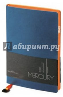 Ежедневник недатированный "Mercury" (А5, темно-синий) (3-435/08) Ежедневник недатированный "Mercury" (А5, темно-синий) (3-435/08)
