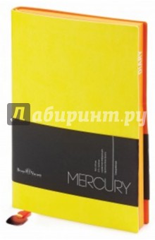 Ежедневник недатированный "Mercury" (А5, желтый) (3-435/12) Ежедневник недатированный "Mercury" (А5, желтый) (3-435/12)