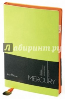 Ежедневник недатированный "Mercury", А6-, салатовый (3-451/07) Ежедневник недатированный "Mercury", А6-, салатовый (3-451/07)