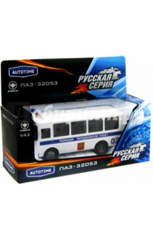 Машинка "ПАЗ-32053" полиция, 1:43 (49021) Машинка "ПАЗ-32053" полиция, 1:43 (49021)