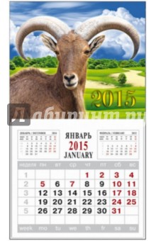 Календарь на 2015 год "Символ года-1" (на магнитном креплении) (35759-24) Календарь на 2015 год "Символ года-1" (на магнитном креплении) (35759-24)