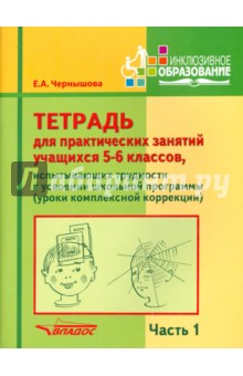 Елена Чернышова - Тетрадь для практических занятий учащихся 5-6 классов. Часть 1. Комплексная коррекция обложка книги Елена Чернышова - Тетрадь для практических занятий учащихся 5-6 классов. Часть 1. Комплексная коррекция обложка книги