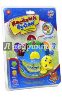 Развивающая игрушка "Веселый бубен", со светом и звуком (954) Развивающая игрушка "Веселый бубен", со светом и звуком (954)