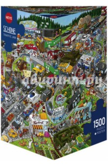 Puzzle-1500 "Дорожная пробка, Schone" (29698) Puzzle-1500 "Дорожная пробка, Schone" (29698)