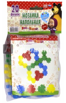Мозаика "Маша и Медведь" (напольная, 20 элементов) (GT9008) Мозаика "Маша и Медведь" (напольная, 20 элементов) (GT9008)