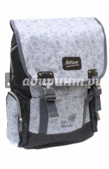 Рюкзак подростковый "Attivo. Let's Travel"(LT15-BP-16) Рюкзак подростковый "Attivo. Let's Travel"(LT15-BP-16)
