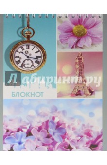 Блокнот 48 листов, А5, гребень "Весенний пейзаж" (С0028-104) Блокнот 48 листов, А5, гребень "Весенний пейзаж" (С0028-104)