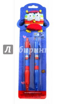 Набор шариковых ручек (синяя и черная, 0,7мм) (Owl,217005-FA-OL) Набор шариковых ручек (синяя и черная, 0,7мм) (Owl,217005-FA-OL)