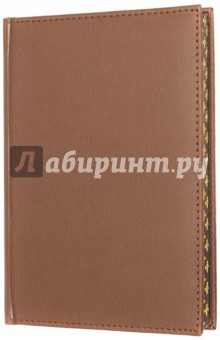 Ежедневник недатированный "НАПА" (КОРИЧНЕВЫЙ, цветной обрез) (38128-15) Ежедневник недатированный "НАПА" (КОРИЧНЕВЫЙ, цветной обрез) (38128-15)