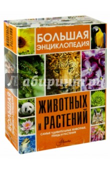 Большая энциклопедия животных и растений обложка книги Большая энциклопедия животных и растений обложка книги