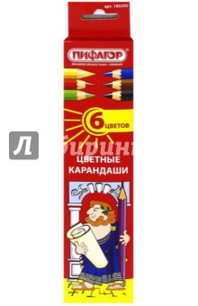 Карандаши (6 цветов) (180295) Карандаши (6 цветов) (180295)