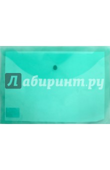Папка-конверт с кнопкой. А4. Зеленая (225171) Папка-конверт с кнопкой. А4. Зеленая (225171)
