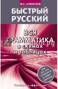 Быстрый русский. Вся грамматика в схемах и таблицах - Филипп Алексеев