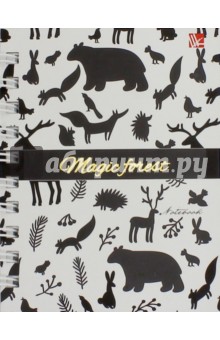 Тетрадь на спирали "Животные", 100 листов. А6 (ТСФЛ61004298) Тетрадь на спирали "Животные", 100 листов. А6 (ТСФЛ61004298)