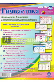 Комплект плакатов Гимнастика (8 плакатов). ФГОС