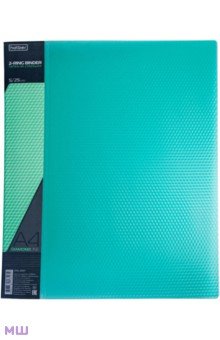 Папка пластиковая на 2-х кольцах "DIAMOND зеленая" (А4, корешок 25 мм) (2AB4_02007) Папка пластиковая на 2-х кольцах "DIAMOND зеленая" (А4, корешок 25 мм) (2AB4_02007)