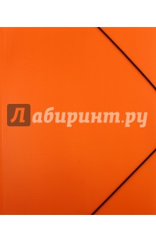 Папка пластиковая с клапанами на резинке "DIAMOND NEON оранжевая", А4 (Пк4р_02035) Папка пластиковая с клапанами на резинке "DIAMOND NEON оранжевая", А4 (Пк4р_02035)