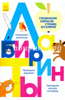 Многоразовые прописи Лабиринты
