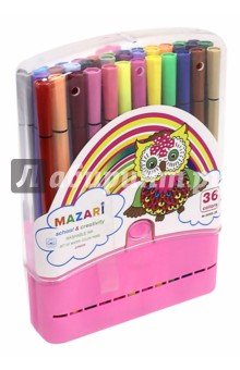 Фломастеры "Junior" (36 цветов) (М-5055-36) Фломастеры "Junior" (36 цветов) (М-5055-36)