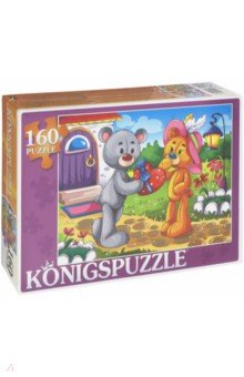 Puzzle-160 Влюбленные мишки (ПК160-6111)